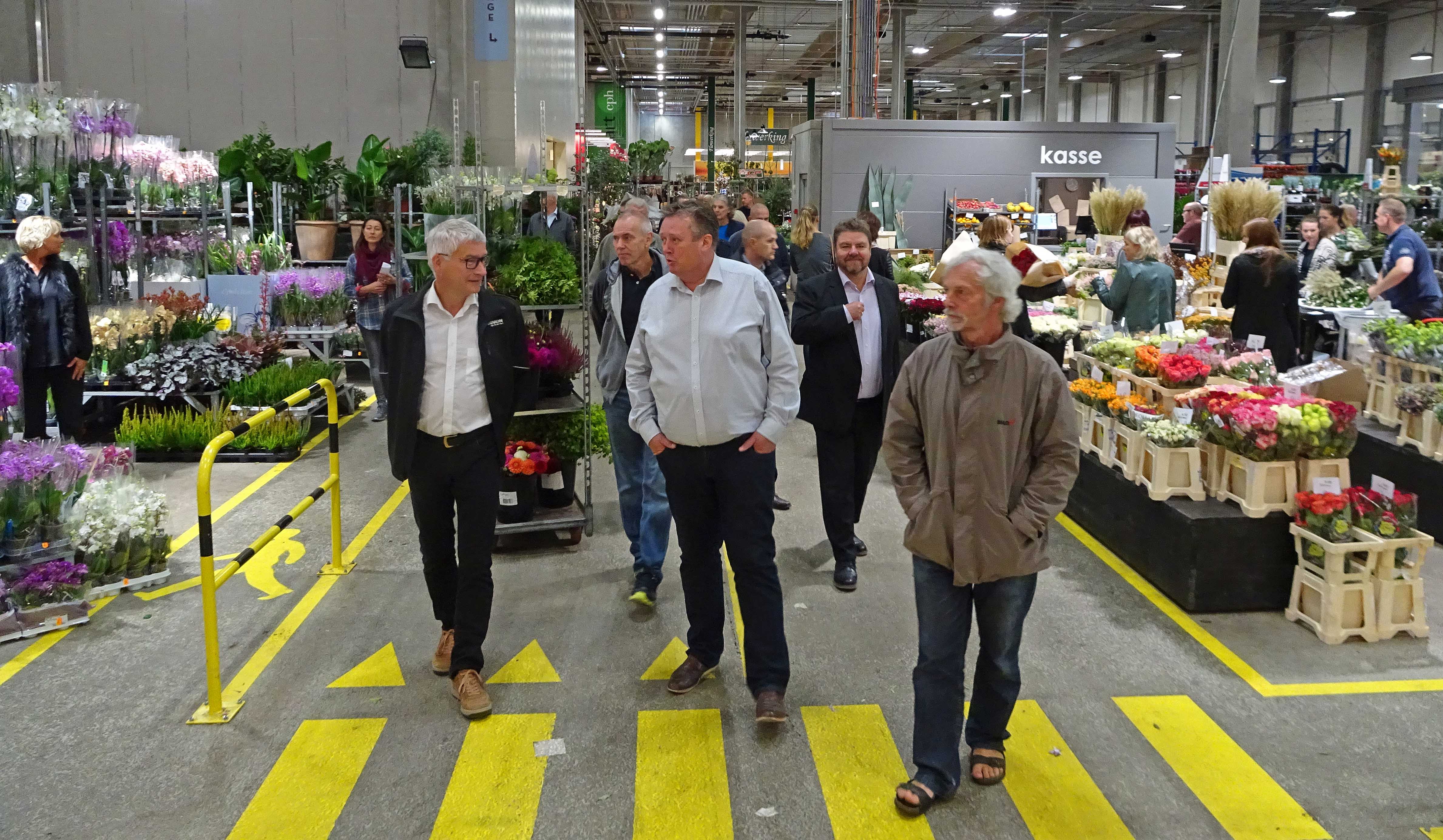 Rundvisning i gr&oslash;ntsektionen