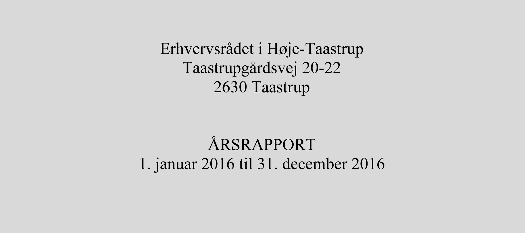 &Aring;rsrapport 2016