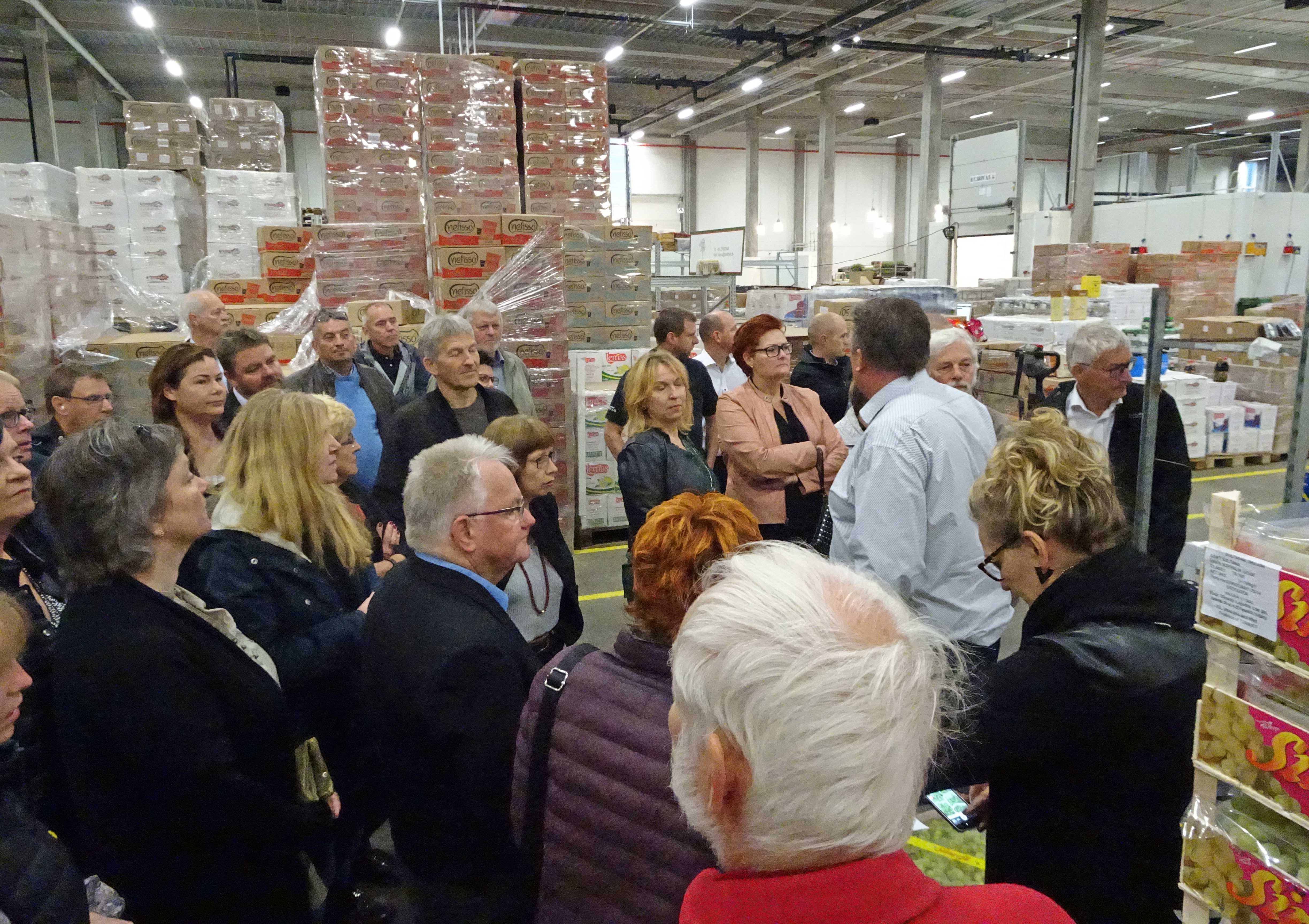 Rundvisning i gr&oslash;ntsektionen